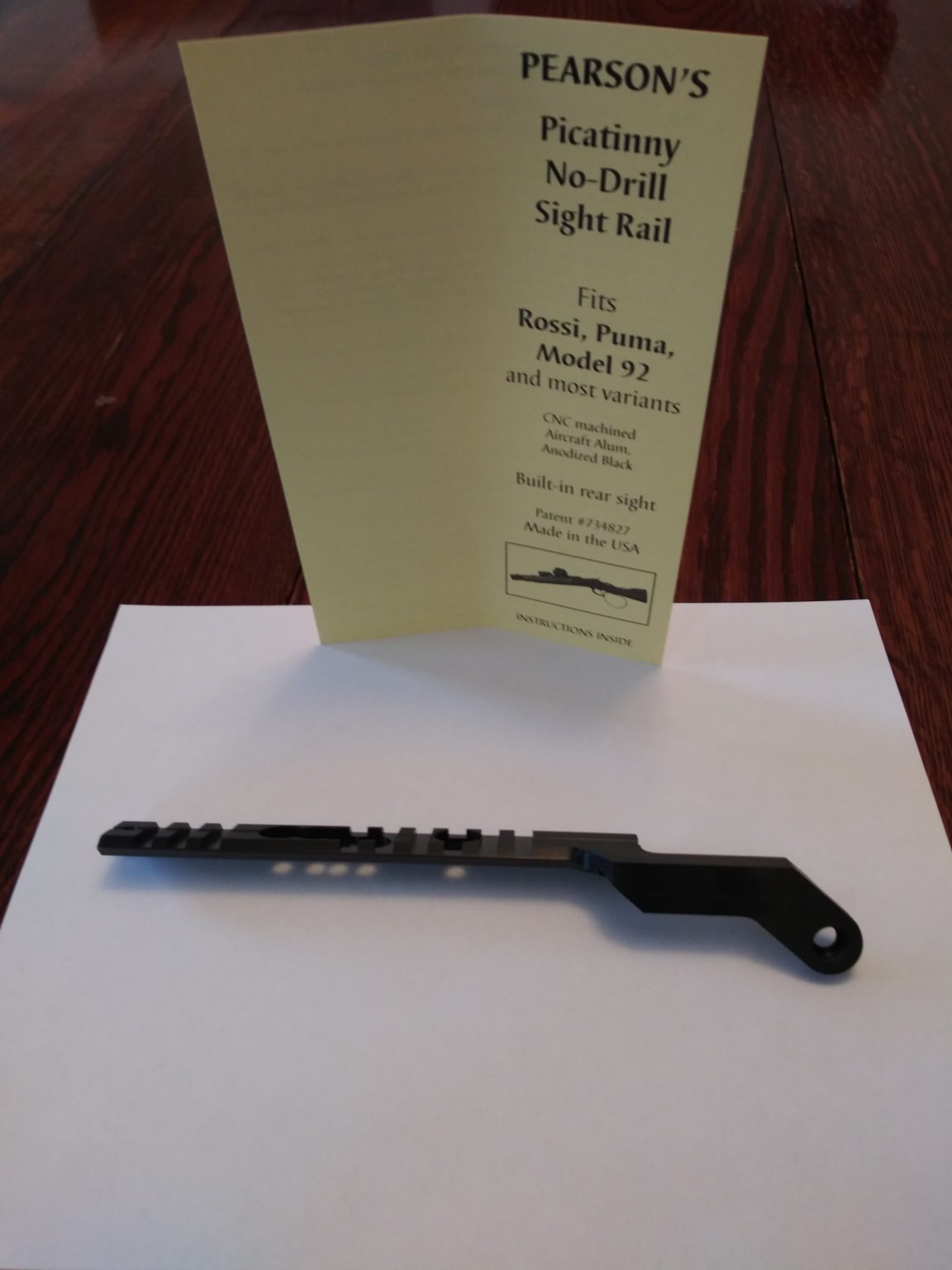 Purchase Rossi Model 92 Rail Mount PEARSONS TACRAIL, LLC NoDrill